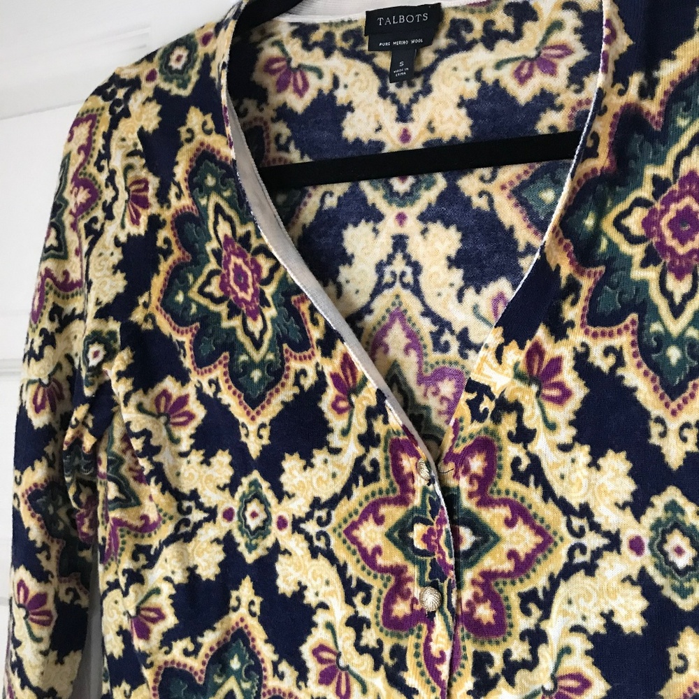 Talbots Cardigan Sweater - Picture 2 of 3